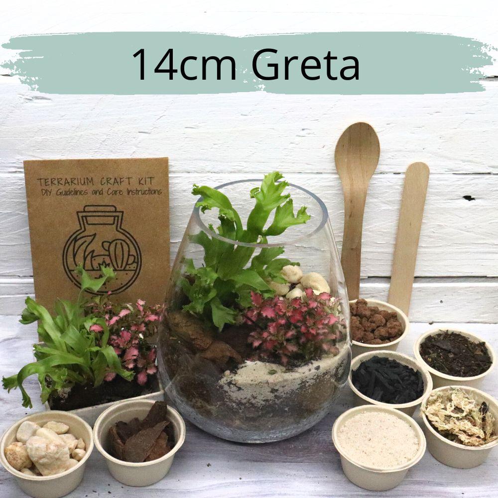 Greta Forest DIY Terrarium Kit - 3 SIZES AVAILABLE - Flower and Twig Nursery
