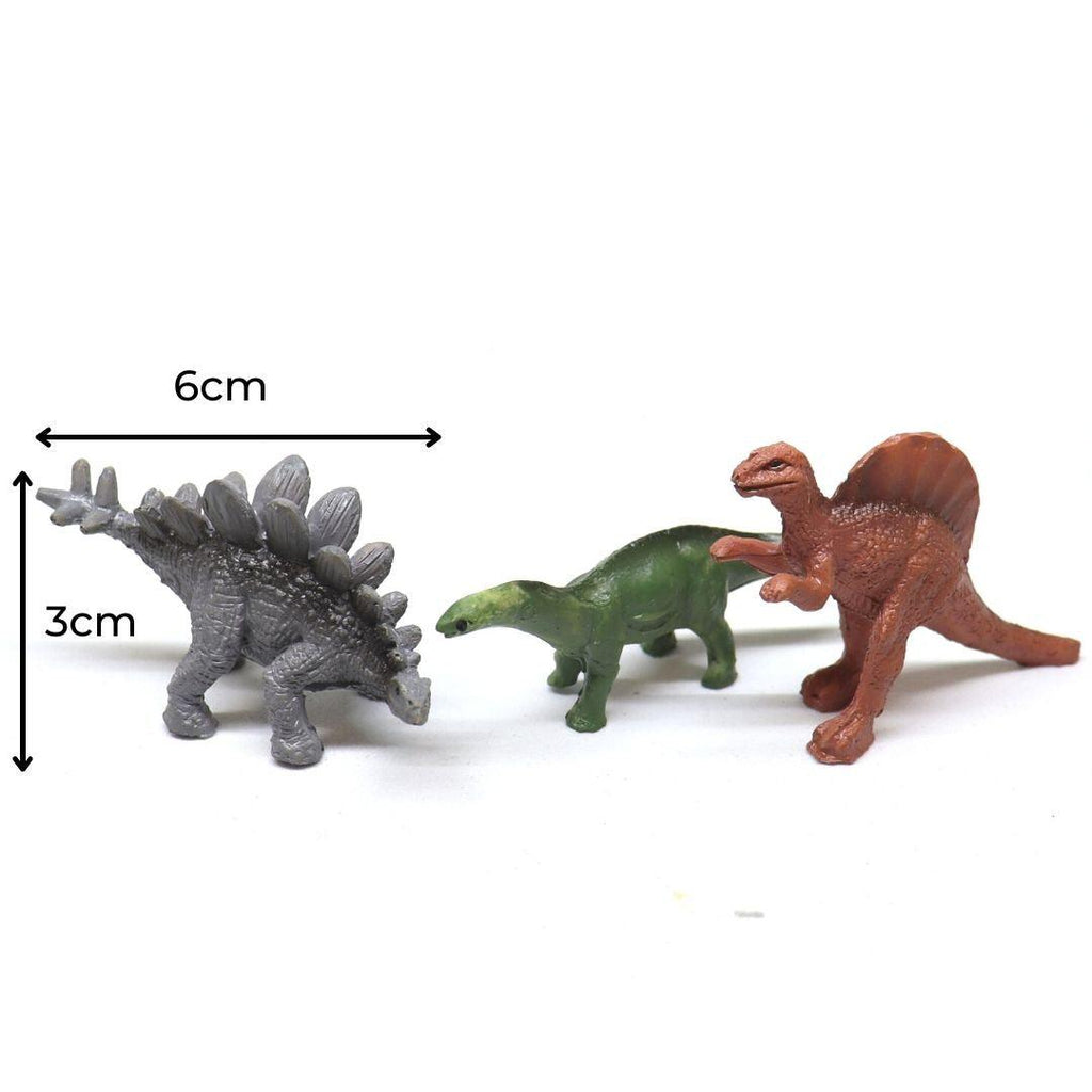Trio of Dinosaur Figurines - Flower and Twig Nursery