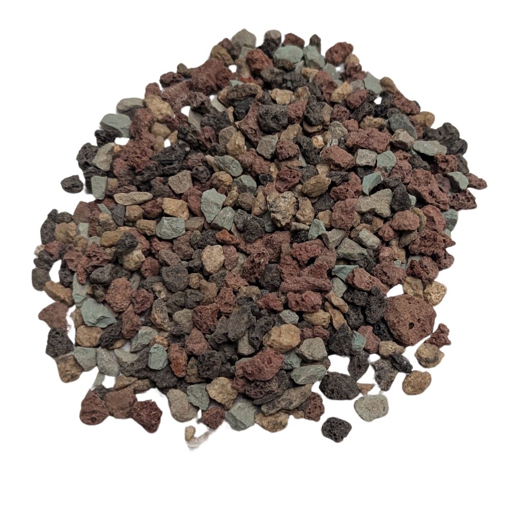 Large Pebbles Substrate Base Layer Scoria Pebbles - Mixed Colours 7mm – Flower and Twig Nursery