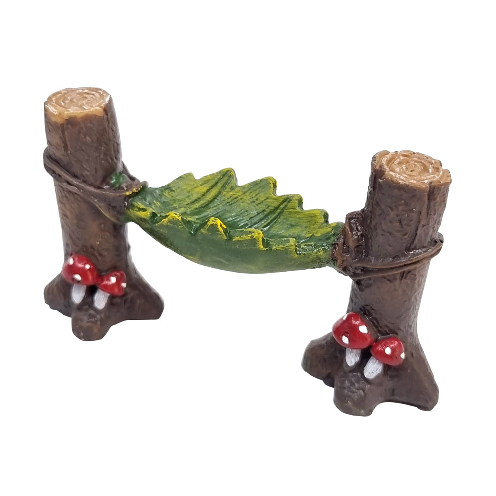 Leaf and Mushroom Hammock - Terrarium Decorations - Flower & Twig.jpg