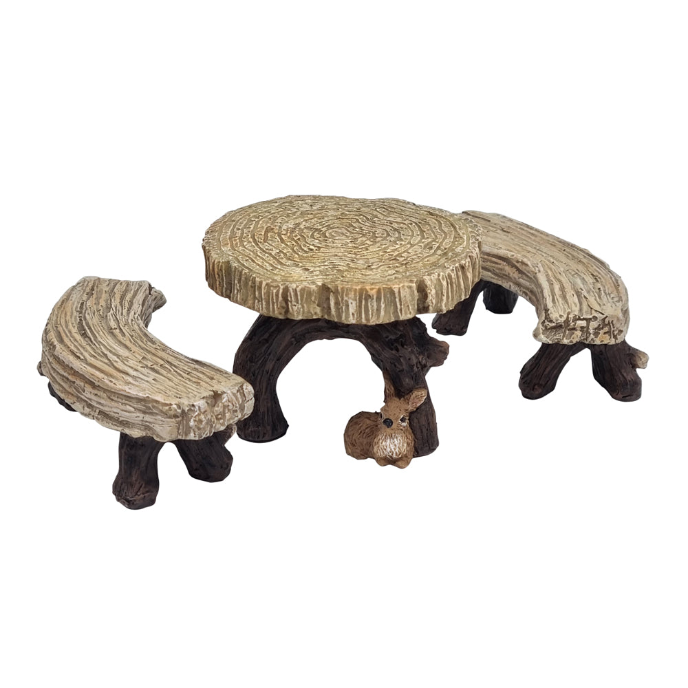 Log Furniture Set - Terrarium Decorations - Flower & Twig.jpg