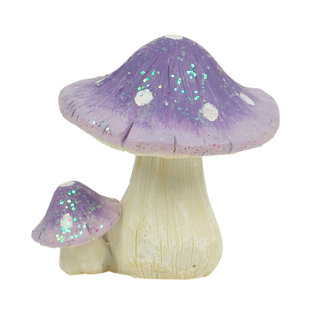 Mushroom Lilac Glitter - Terrarium Decorations - Flower & Twig.jpg