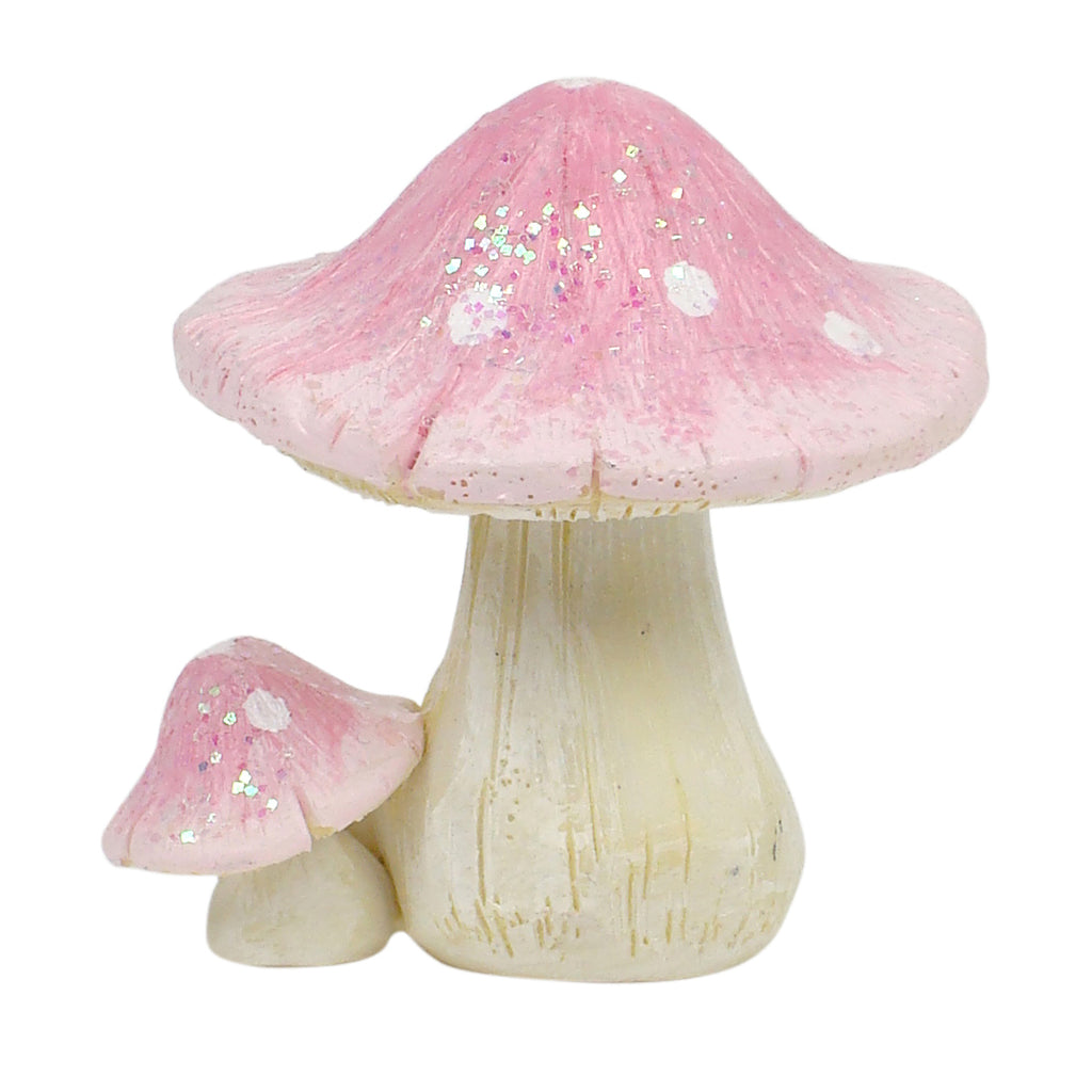 Mushroom Pink Glitter - Terrarium Decorations - Flower & Twig.jpg
