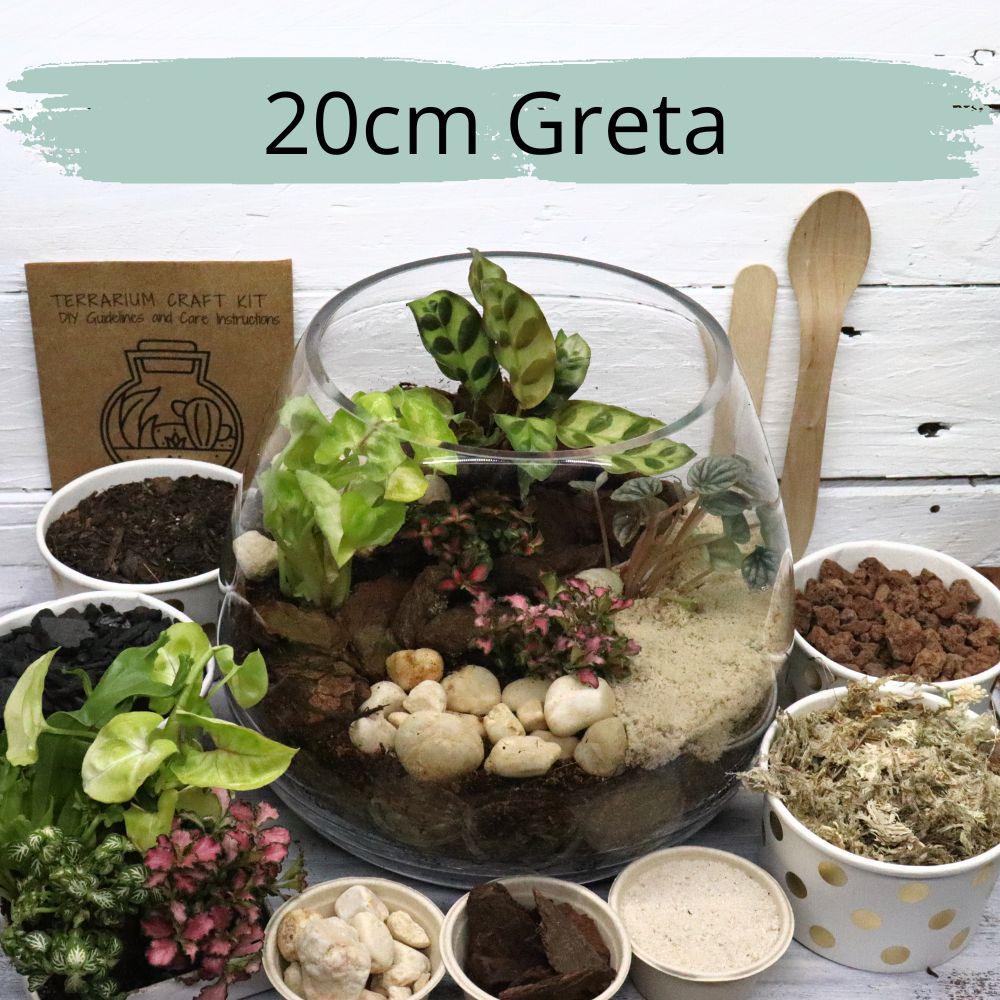 Greta Forest DIY Terrarium Kit - 3 Sizes Available - Flower and Twig Nursery