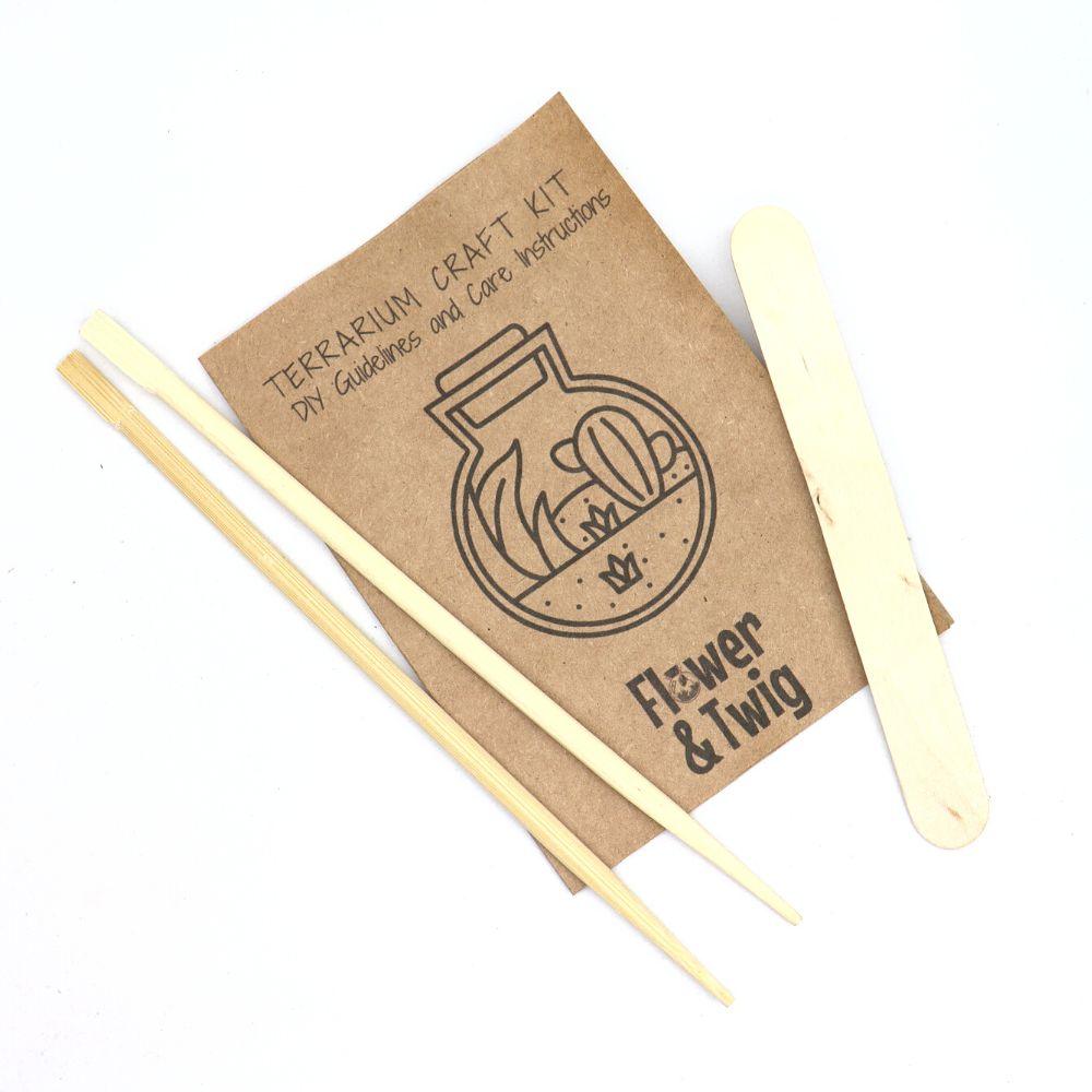 Hamia Jar DIY Terrarium Kit - Flower and Twig Nursery