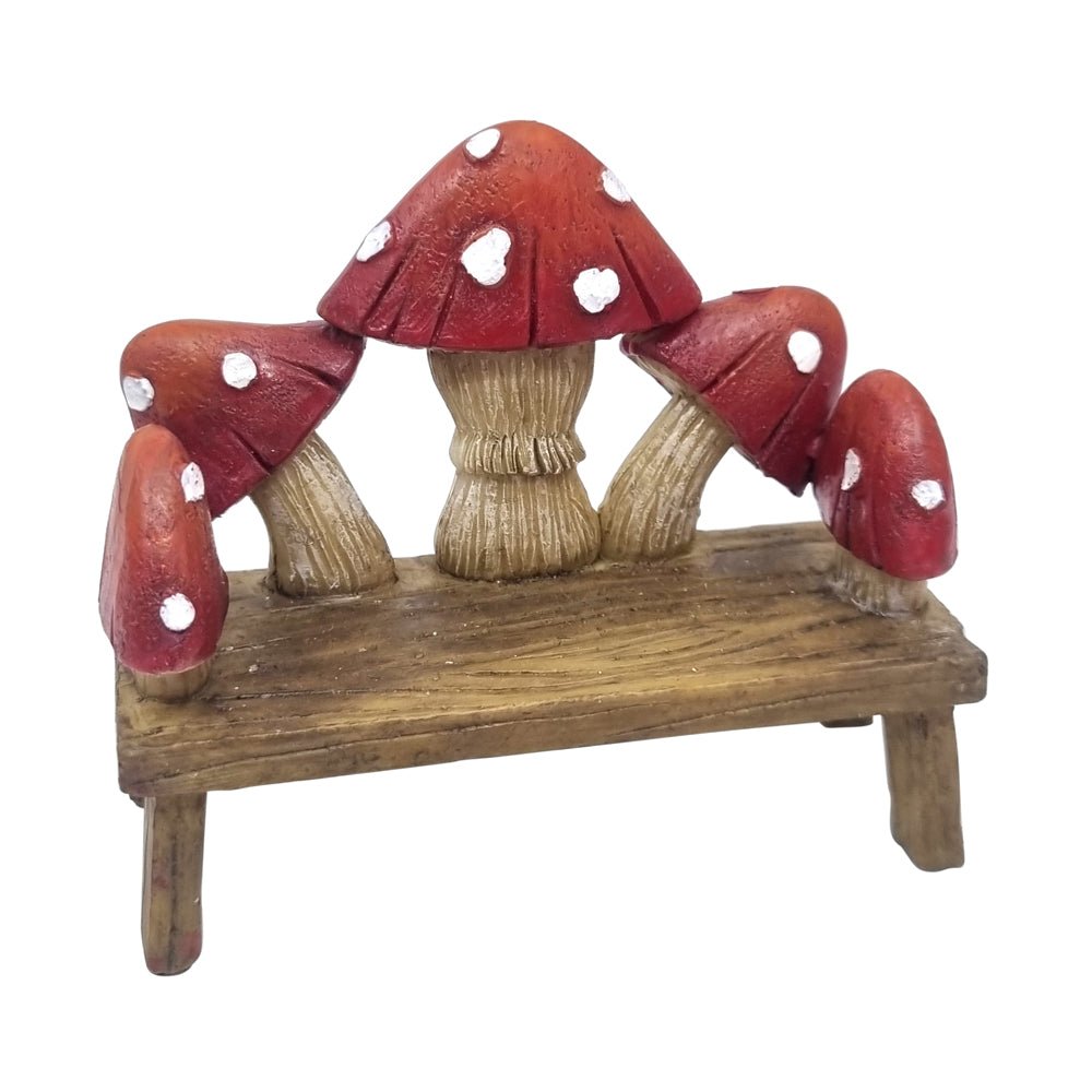 Mushroom Garden Bench - Flower and Twig Nursery