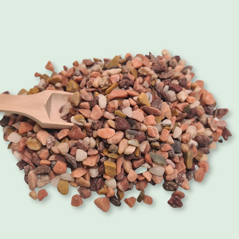 Pink Decorative Pebbles 3-5mm - Flower and Twig Nursery