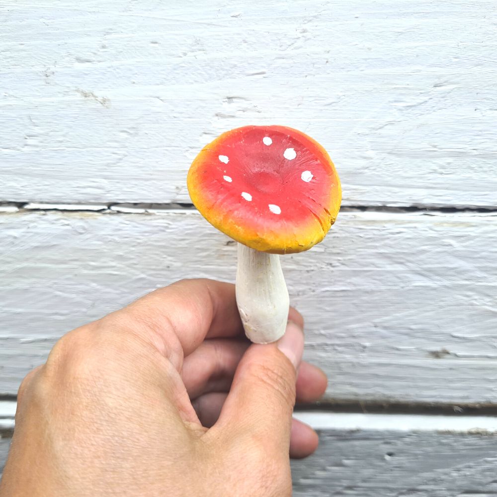 Red Mushroom Decoration - Flower and Twig Nursery