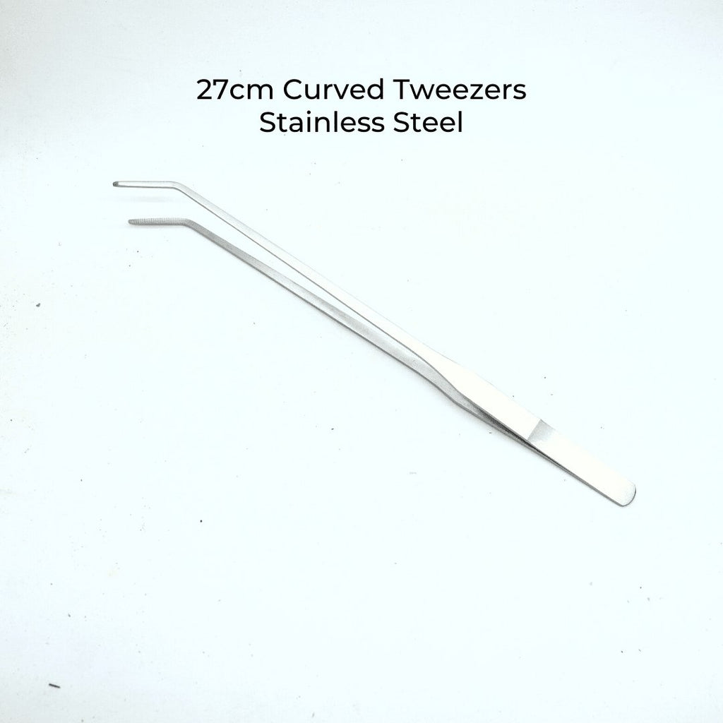 Terrapro 27cm Stainless Steel Terrarium Tweezers - Flower and Twig Nursery