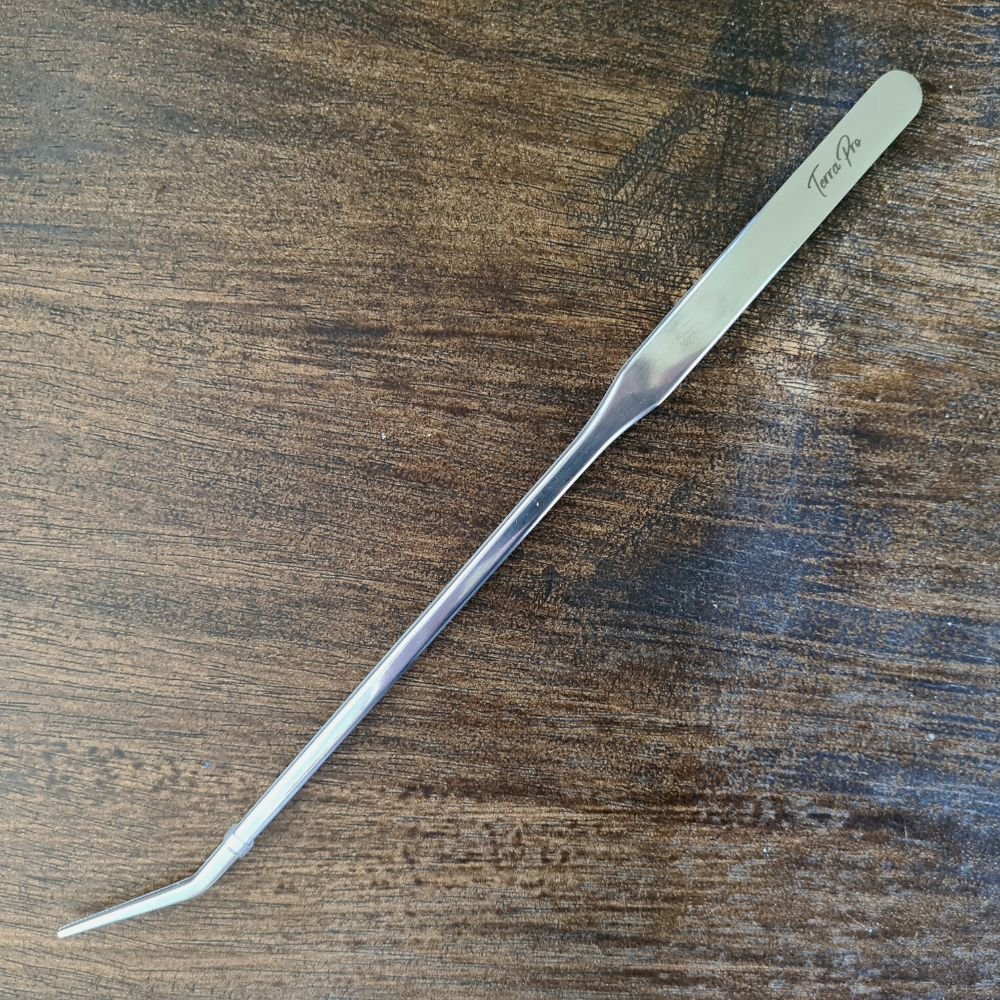 Terrapro 27cm Stainless Steel Terrarium Tweezers - Flower and Twig Nursery